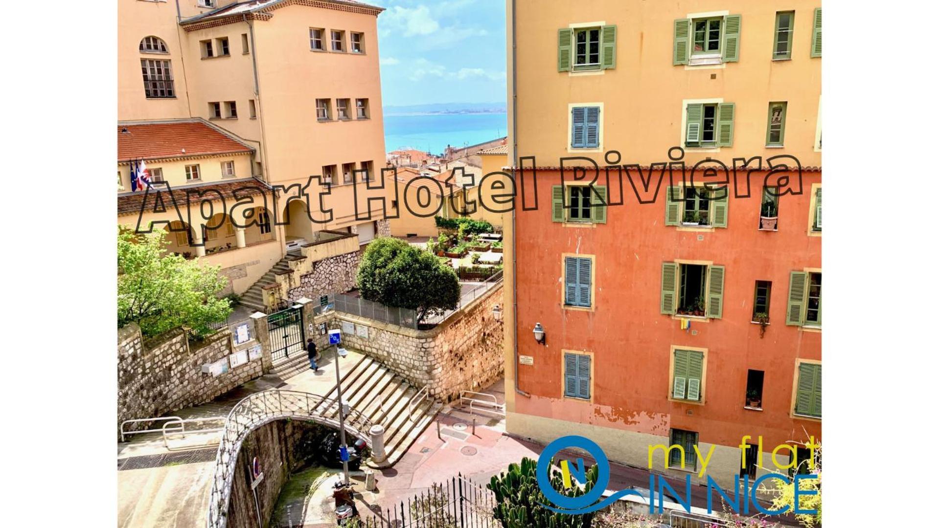 ApartHotel Riviera - Old Town - 5 mn Promenade des Anglais et Plage - Charme Absolu - Appartement 2 pièces avec Balcon - Vue mer et Ville - Balcon Honoré 1 Niza Exterior foto